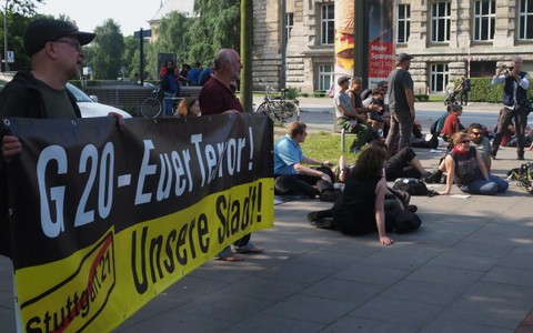 Người biểu tình Đức nói 'Không' với G20