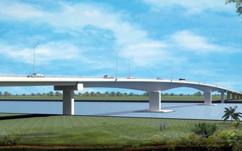 Cuối năm 2017 khởi công xây dựng cầu Châu Đốc
