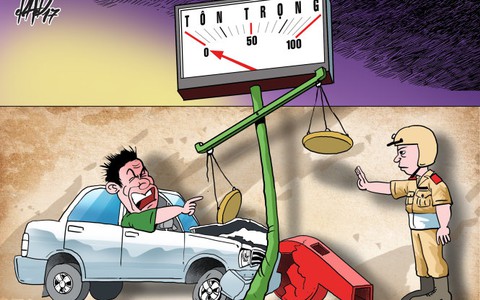 Trong mắt người nước ngoài: Hãy tôn trọng chức năng của cảnh sát