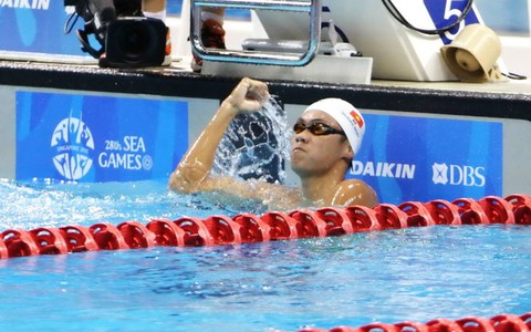 Quang Nhật không được dự nội dung 1500m tự do tại SEA Games 29
