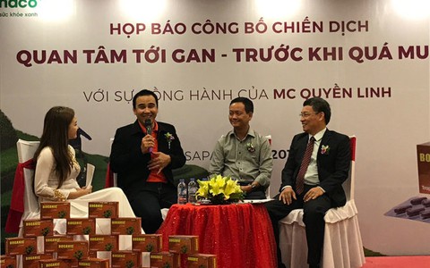 MC Quyền Linh đồng hành cùng chiến dịch "Bảo vệ lá gan trước khi quá muộn"
