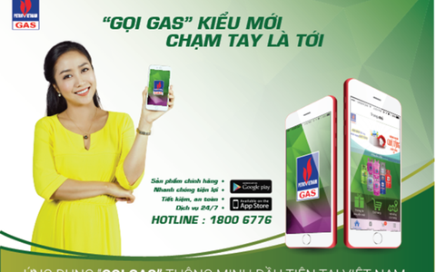 Ưu đãi hấp dẫn khi tải app 'Gọi Gas'