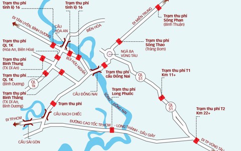 Mổ xẻ trạm thu phí Cai Lậy