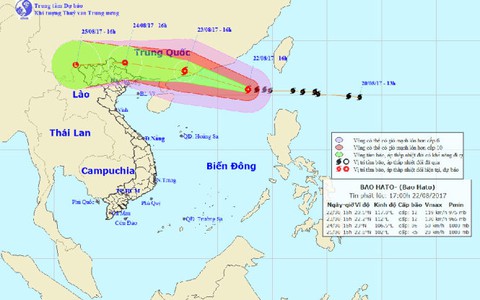 Bão tan trên biên giới Việt - Trung, nguy cơ lũ quét