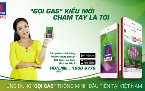 27 tỉnh thành phía Nam nhận khuyến mãi ứng dụng “Gọi Gas”