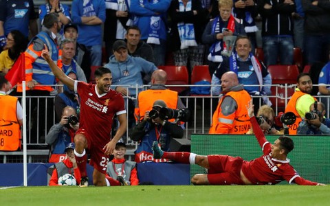 Thắng dễ Hoffenheim, Liverpool vào vòng bảng Champions League