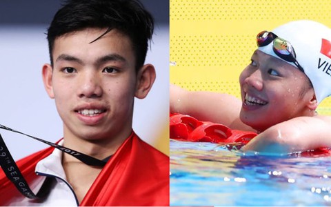 Huy Hoàng và Ánh Viên cùng phá kỷ lục SEA Games