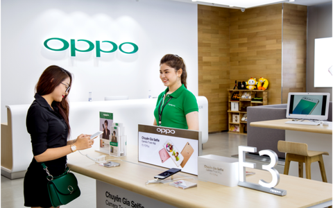 OPPO đầu tư chăm sóc khách hàng tương lai với chuỗi brand shop