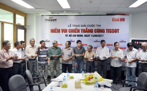 Bạn đọc Nguyễn Phi Hùng thắng giải nhất cuộc thi “Niềm vui chiến thắng cùng Tissot”