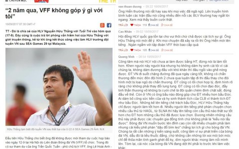 Bạn đọc không muốn duy trì Hội đồng HLV QG