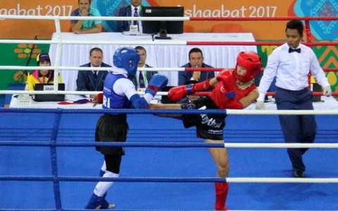 Bùi Yến Ly giành HCV Muay tại AIMAG5