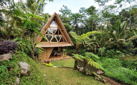 Khám phá ngôi nhà bằng tre xinh xắn ở “thiên đường nghỉ dưỡng” Bali