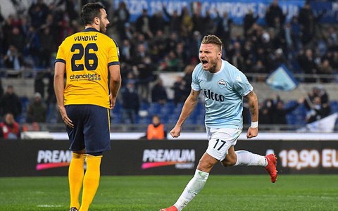 Điểm tin sáng 20-2: Lazio đẩy Inter khỏi tốp 4