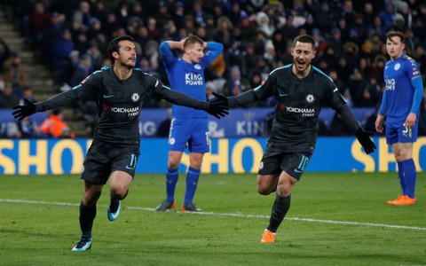 “Siêu dự bị” Pedro đưa Chelsea vào bán kết Cúp FA