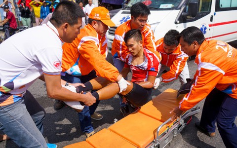 Lê Nguyệt Minh nén đau giành chiến thắng tại TP Quy Nhơn
