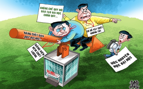 Tuyển sinh đại học: Hai ngả lượng - chất
