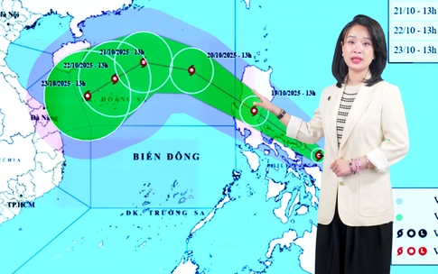 Thời tiết đêm 18 ngày 19-10: Bão Fengshen sắp vào biển Đông thành bão số 12