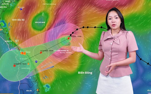 Thời tiết đêm 21 ngày 22-10: Bão số 12 hướng vào Trung Bộ, Quảng Trị đến Đà Nẵng có mưa trên 900mm