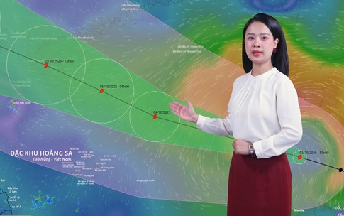 Thời tiết đêm 3 ngày 4-10: Bão Matmo đổ bộ Philippine, Bắc Bộ và Nam Bộ vài nơi mưa rào, mưa to