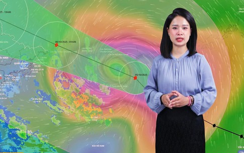 Thời tiết đêm 5 ngày 6-10: Bão số 11 đổ bộ khu vực giáp Việt Nam - Trung Quốc. Bắc Bộ có mưa to và dông