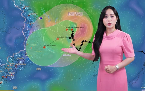 Thời tiết đêm 30-11 ngày 1-12: Bão số 15 giảm cấp, tiếp tục suy yếu thêm