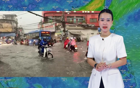 Thời tiết đêm 26 ngày 27-5: Bắc Trung Bộ mưa to, Nam Bộ mưa về chiều tối, đề phòng ngập lụt