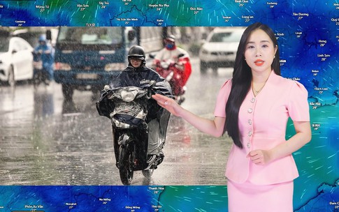 Thời tiết đêm 30 ngày 31-5: Nhiều nơi có mưa to và dông, có khả năng xảy ra lốc, sét, mưa đá và gió giật mạnh