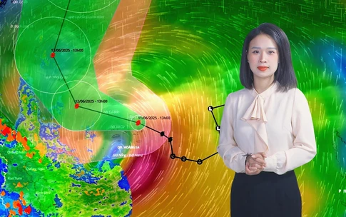 Thời tiết đêm 11 ngày 12-6: Bão số 1 (bão Wutip) có khả năng mạnh thêm; Trung Trung Bộ mưa to đến rất to