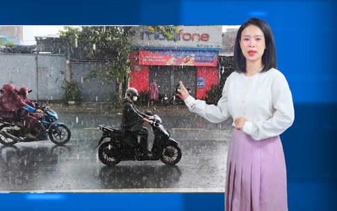 Thời tiết đêm 28 ngày 29-7: Bắc Bộ nắng nóng, Nam Bộ mưa rào, Trung Bộ mưa to