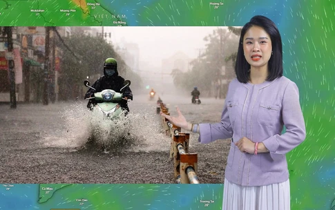 Thời tiết đêm 15 ngày 16-9: Bắc Bộ và Nam Bộ có mưa to, đề phòng ngập lụt cục bộ