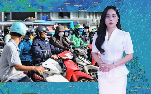 Thời tiết đêm 13 ngày 14-6: Bắc Bộ và Trung Bộ nắng nóng, có nơi nắng nóng gay gắt; Nam Bộ chiều tối mưa dông