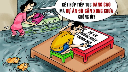 Dự án chống ngập... từ trong nhà