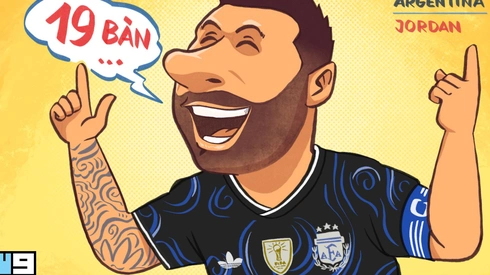 Khi các 'sát thủ' im tiếng, Messi tung 'siêu phẩm đá phạt đẹp như tranh vẽ'