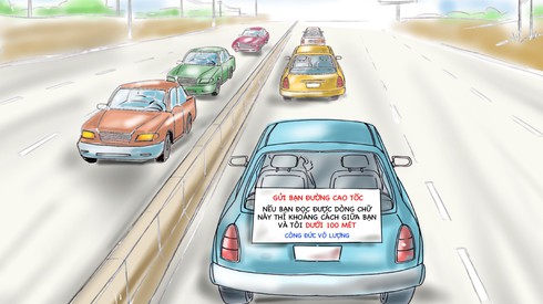 'Công đức vô lượng' của một tài xế trên cao tốc