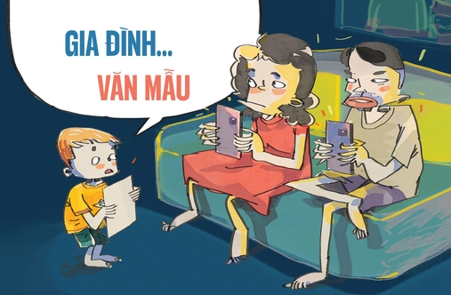 Gia đình em qua bài văn mẫu