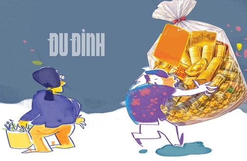 Vàng mã đu trend tình hình thế giới