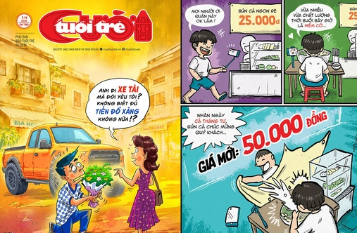 Tuổi Trẻ Cười số 1-4-2026: Xe bán tải 'nửa nạc nửa mỡ'