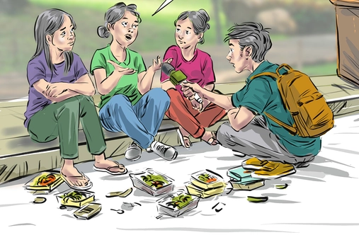 Thành phố nên đặt thùng rác cách nhau dưới 1 mét