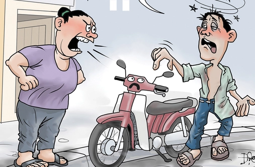 Ông chồng nhậu bằng 'rượu chiết xuất'