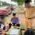 Tài xế vi phạm nồng độ cồn và chạy quá tốc độ, tông gãy cửa xe cảnh sát giao thông