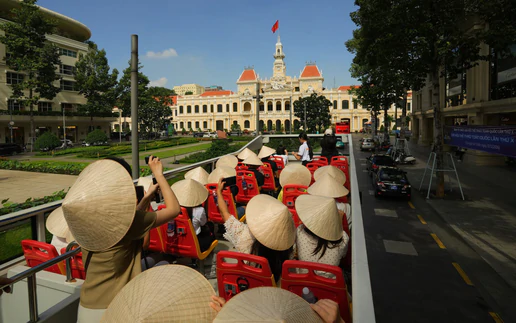 Electric double-decker tourist buses roll out in Ho Chi Minh City