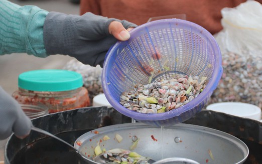 Oc ruoc or button tops: A tiny summer snail treat in central Vietnam