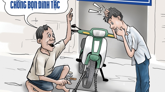 Đinh tặc xài đồ inox, vô hiệu hóa xe hút đinh