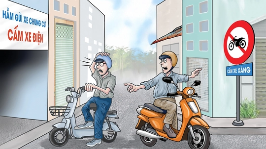 Cách xe điện, xe xăng sống chung ở thành phố