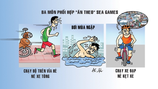 Ba môn phối hợp ăn theo SEA Games