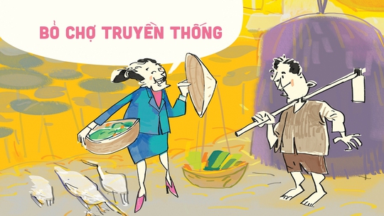 Thời trang hậu chợ truyền thống