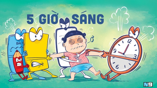 Tranh cãi việc học sinh dậy sớm... hơn gà