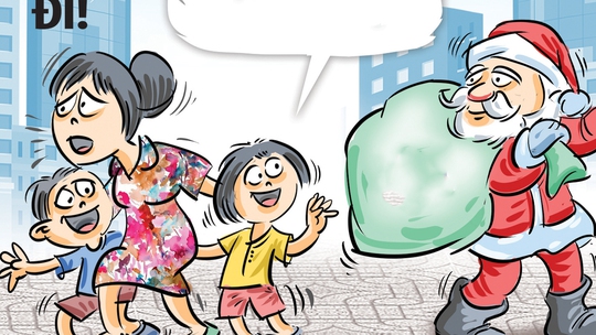 Khi lũ con nít đụng phải 'ông già Noel dịch vụ'