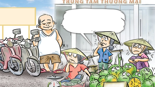 Khi chợ truyền thống 'chui' vào trung tâm thương mại