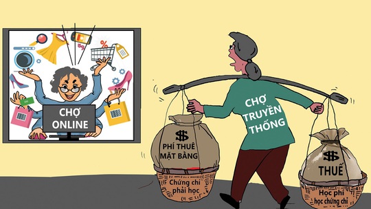 Chợ truyền thống: Nhìn người ta chốt đơn mà ham